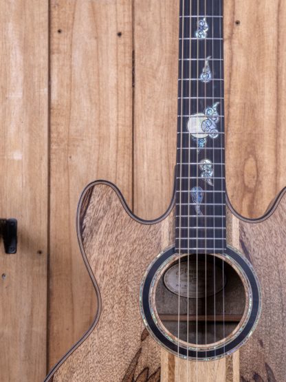 Custom Build #219 - Spalted Mango Double Cut-away Orchestra Model - Image 9
