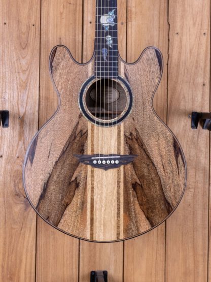 Custom Build #219 - Spalted Mango Double Cut-away Orchestra Model - Image 5