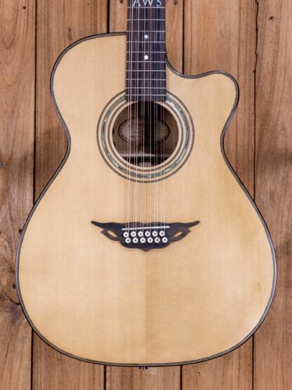 Custom Build #246 – Engelmann Spruce Mahogany Orchestra Model 12-String - Image 5